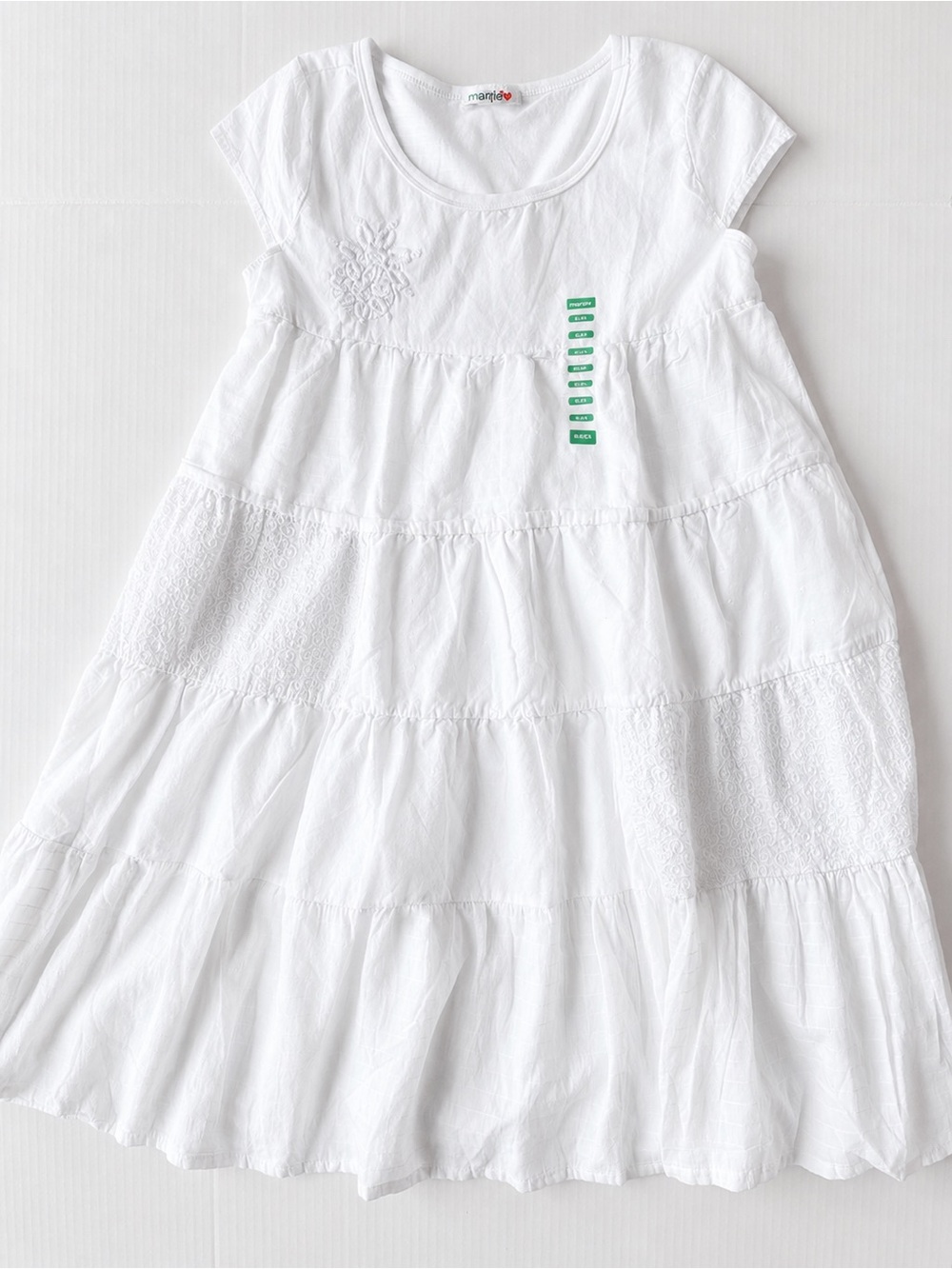 Naartjie kids NEW White Eyelet Maxi Dress 9